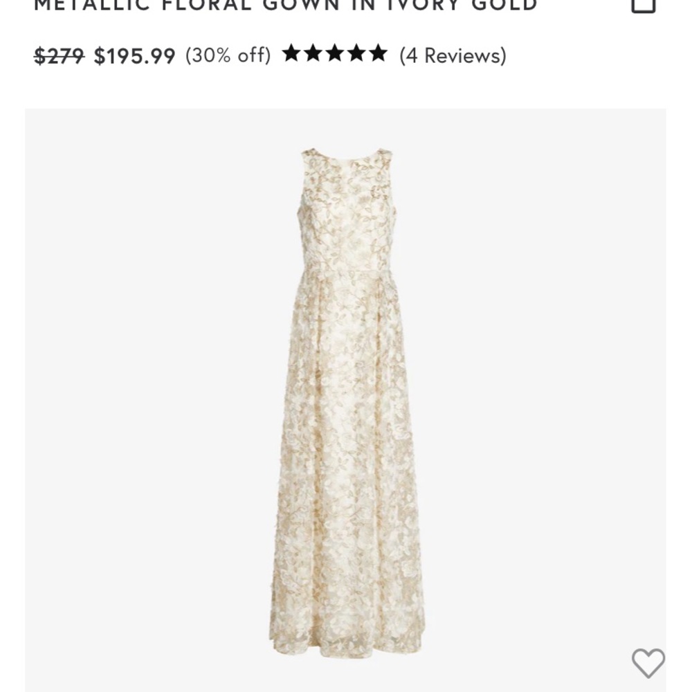 Brand new Adrianna Papell long dress size 8